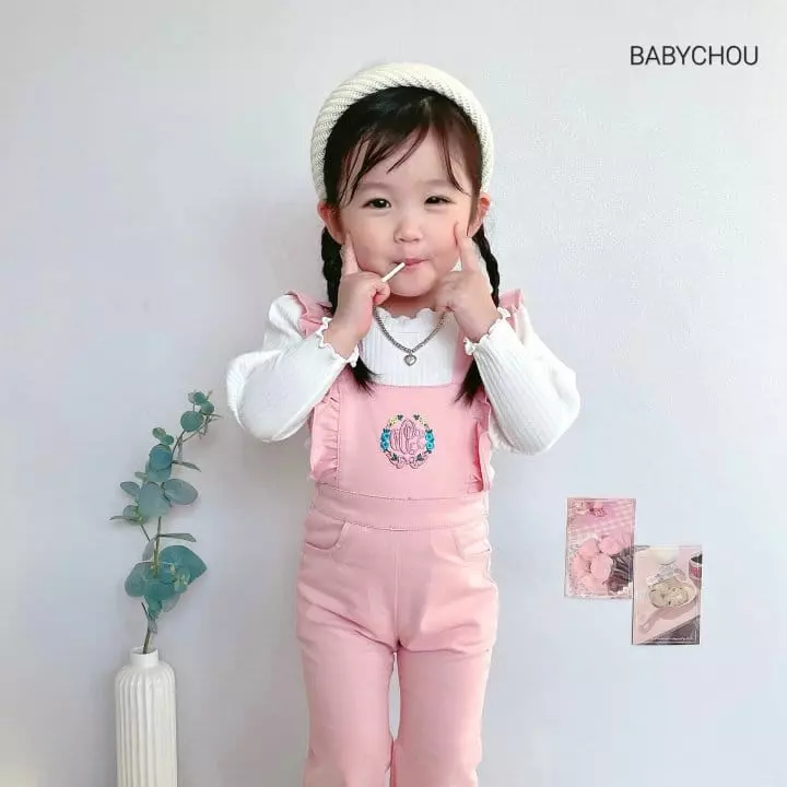 Babychou - Korean Children Fashion - #kidzfashiontrend - Wing Overalls - 6