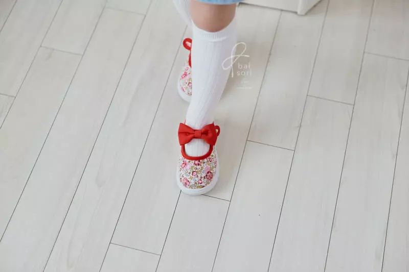 Babyzzam - Korean Children Fashion - #magicofchildhood - 1933 Floral Ribbon Slip-on - 8