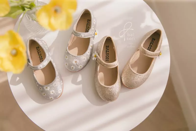 Babyzzam - Korean Children Fashion - #littlefashionista - Y803 Pleats Flats - 4