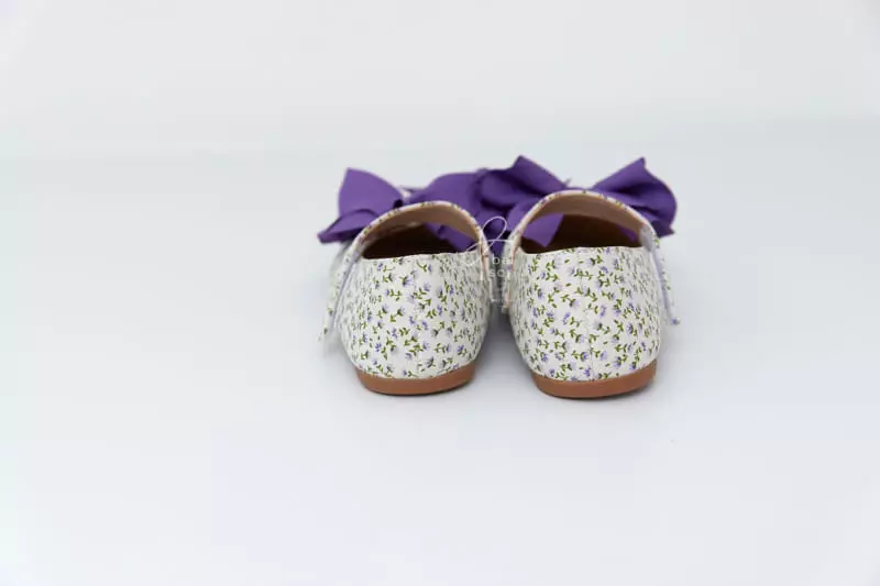 Babyzzam - Korean Children Fashion - #prettylittlegirls - BB370 Lovely Ribbon Flats - 12