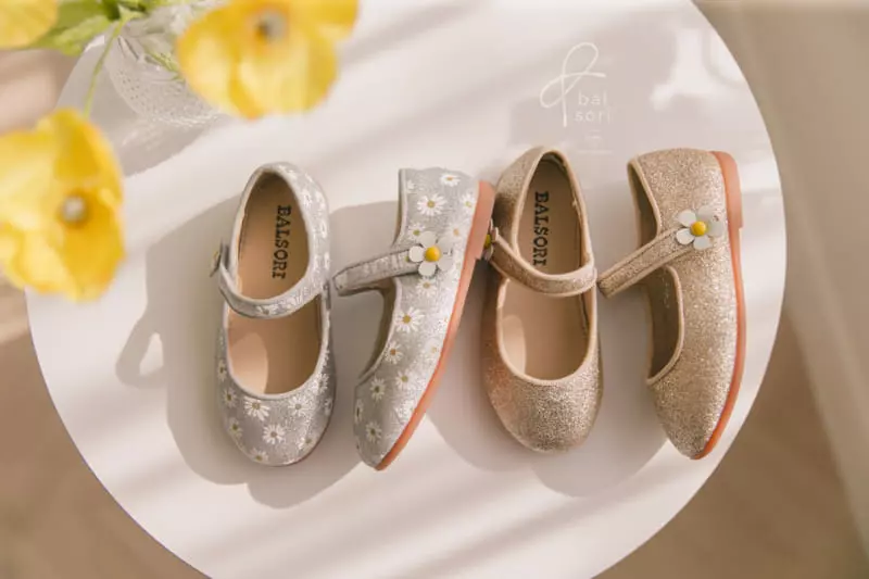 Babyzzam - Korean Children Fashion - #todddlerfashion - Y803 Pleats Flats - 7