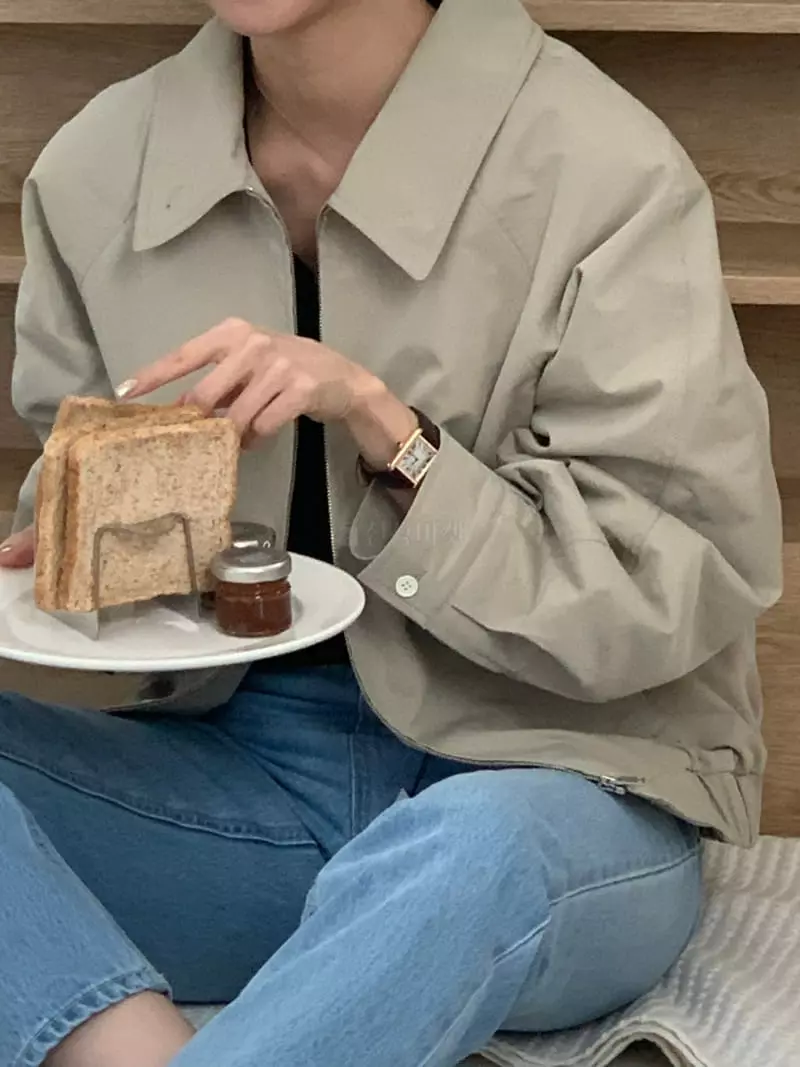 Baking Powder - Korean Women Fashion - #momslook - Fols Zip-up Jumper - 12