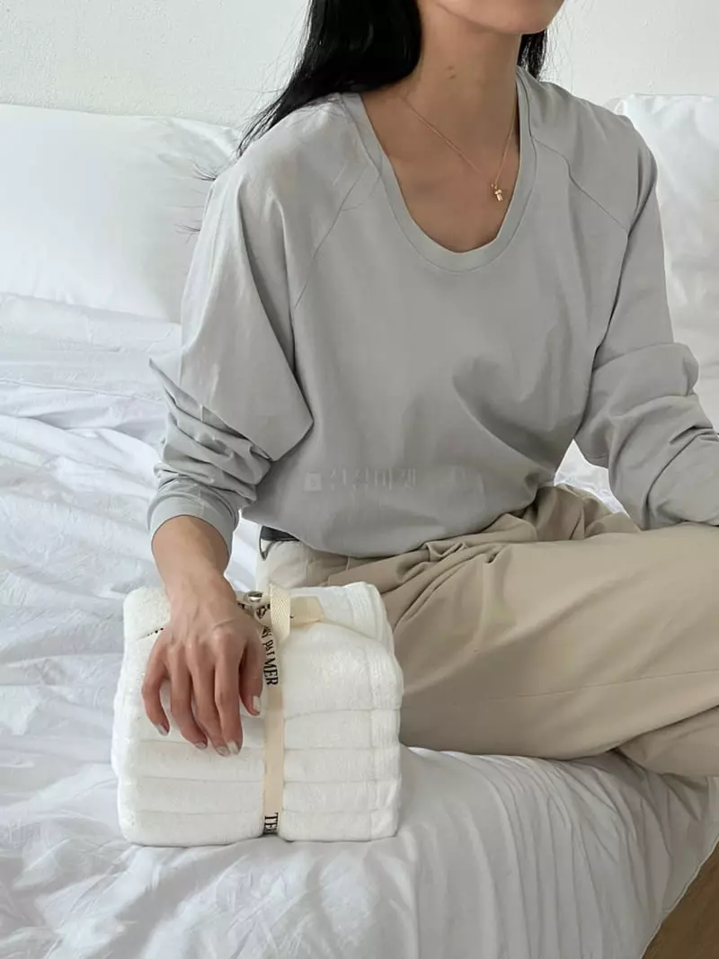 Baking Powder - Korean Women Fashion - #momslook - Salt Tee - 11