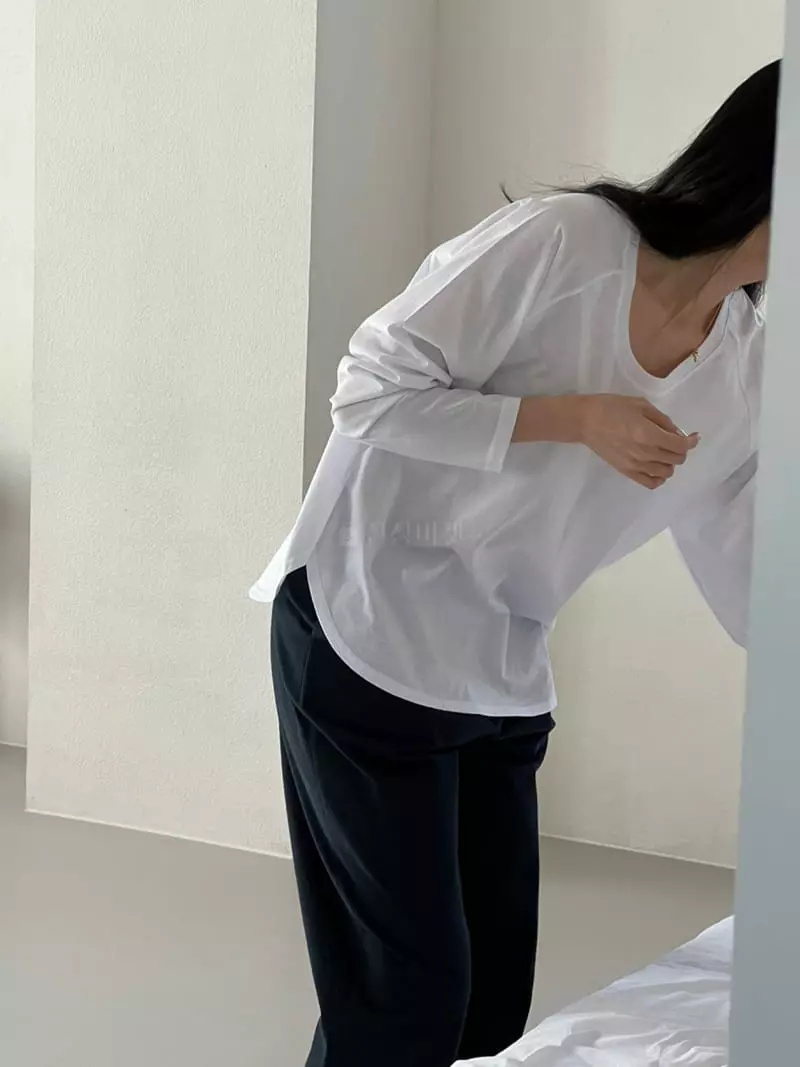 Baking Powder - Korean Women Fashion - #momslook - Salt Tee - 7