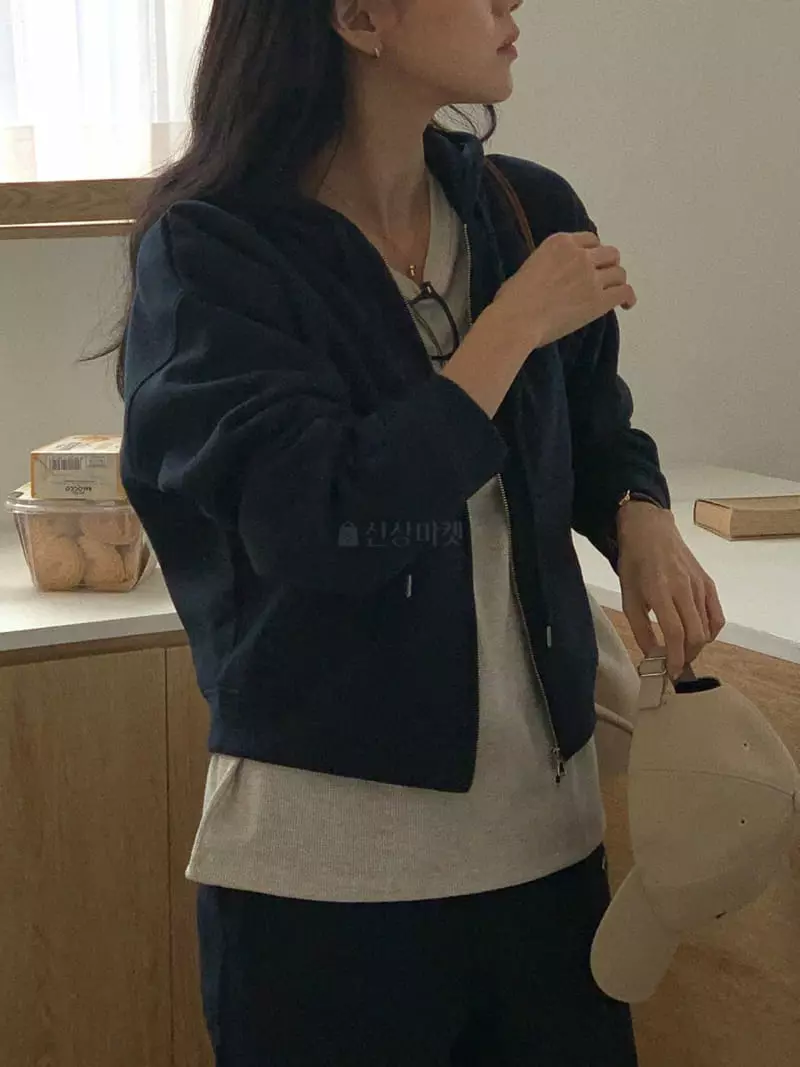 Baking Powder - Korean Women Fashion - #pursuepretty - Bird Hoody Zip-up - 6