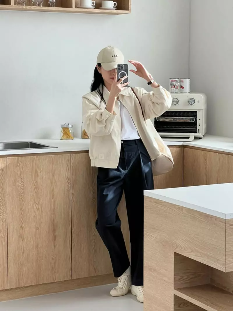 Baking Powder - Korean Women Fashion - #restrostyle - Fols Zip-up Jumper - 5