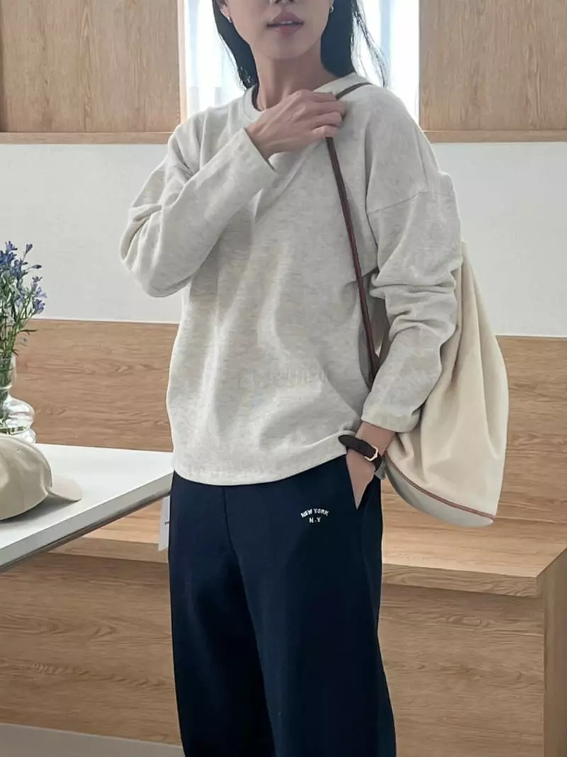 Baking Powder - Korean Women Fashion - #restrostyle - Cold Waffle Tee - 3