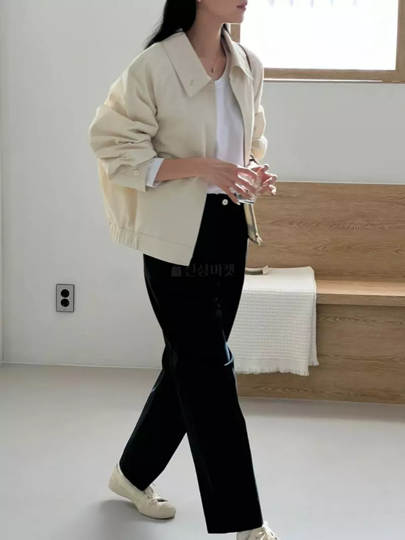 Baking Powder - Korean Women Fashion - #romanticstyle - Fols Zip-up Jumper - 6