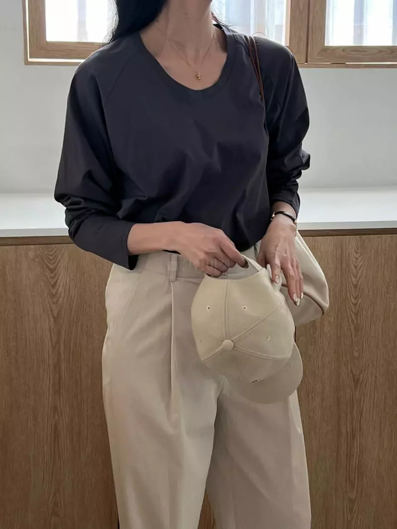 Baking Powder - Korean Women Fashion - #romanticstyle - Salt Tee