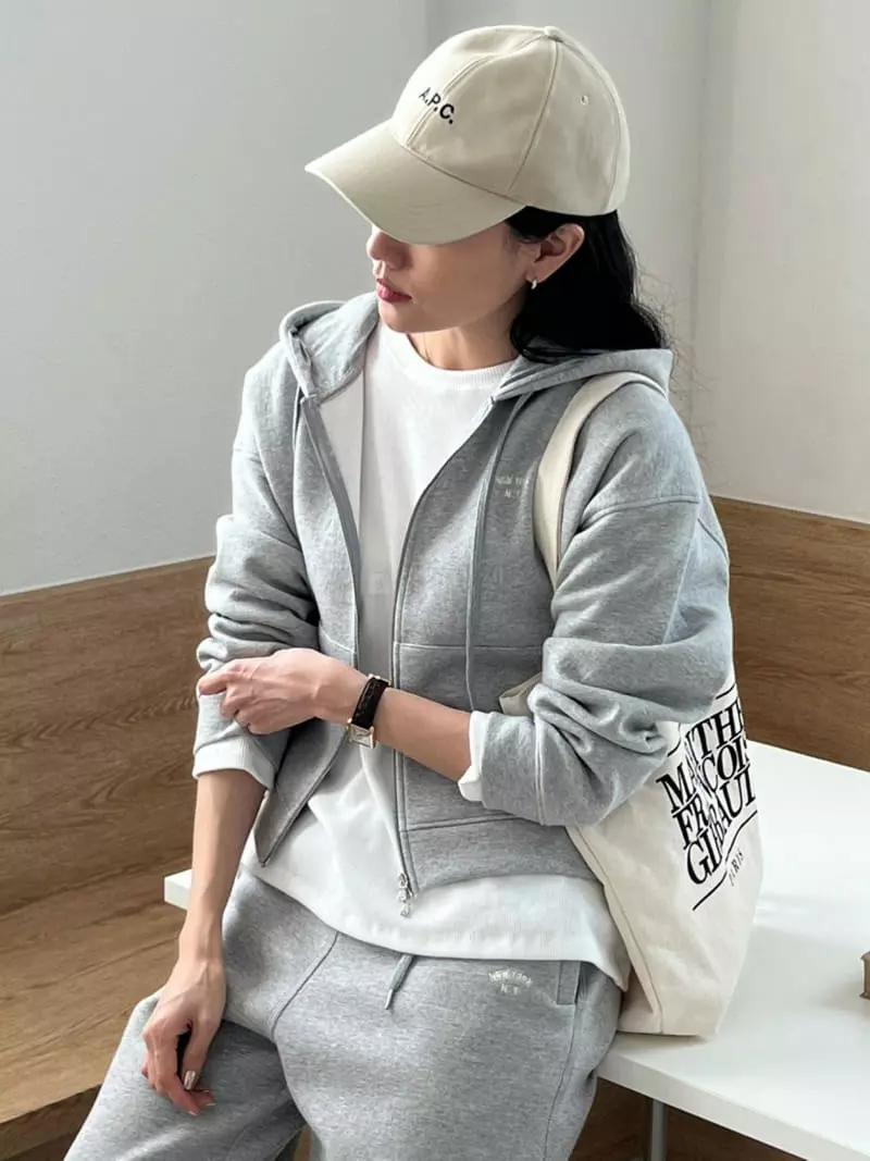 Baking Powder - Korean Women Fashion - #shopsmall - Bird Hoody Zip-up - 9