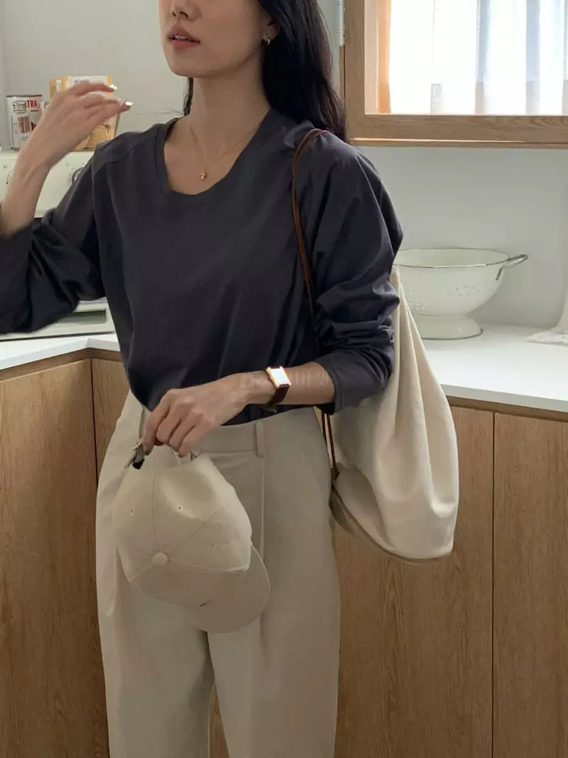 Baking Powder - Korean Women Fashion - #shopsmall - Salt Tee - 2