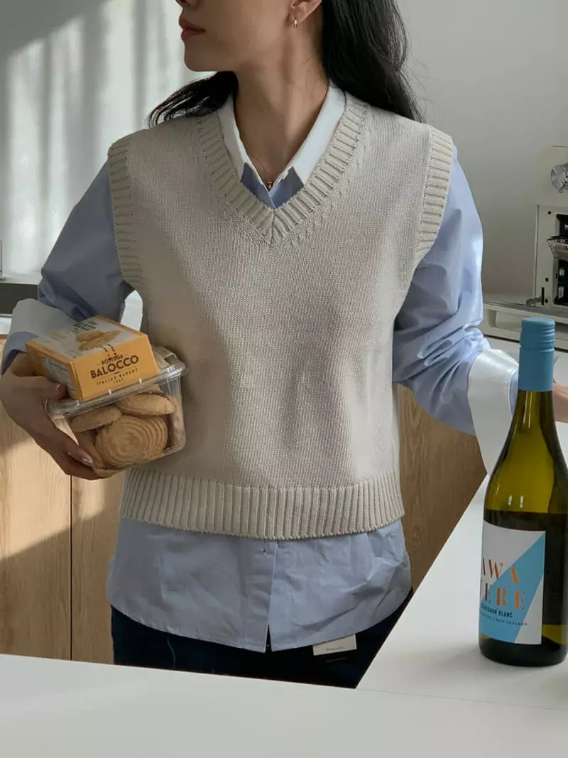 Baking Powder - Korean Women Fashion - #thatsdarling - Code Vest - 5