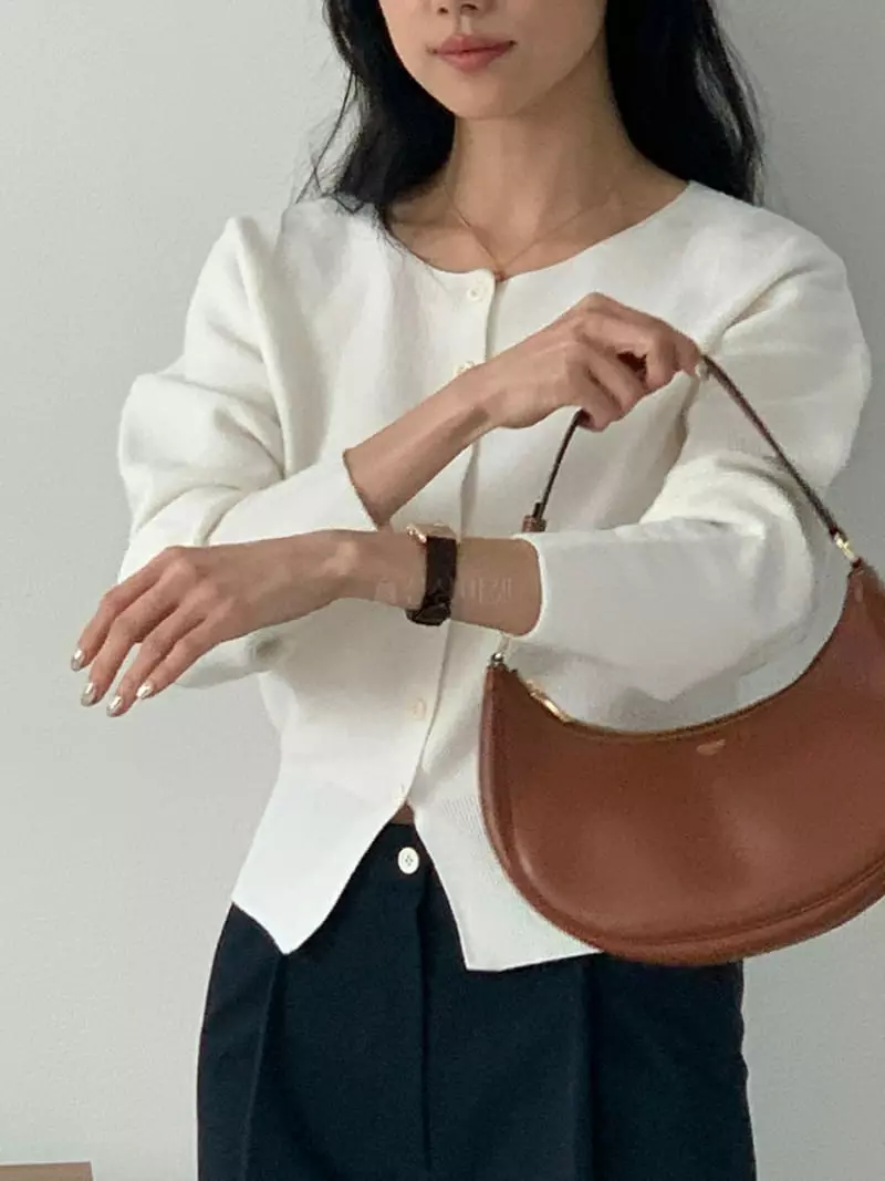 Baking Powder - Korean Women Fashion - #shopsmall - Odd Puff Cardigan - 4