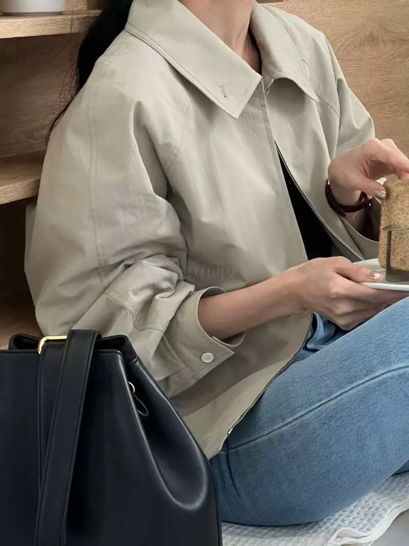 Baking Powder - Korean Women Fashion - #thelittlethings - Fols Zip-up Jumper - 9