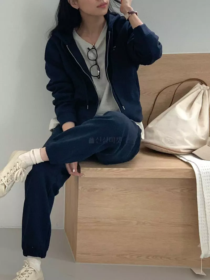 Baking Powder - Korean Women Fashion - #womensfashion - Bird Hoody Zip-up - 3