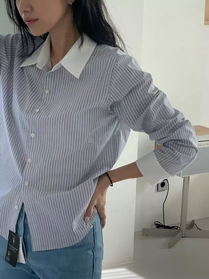 Baking Powder - Korean Women Fashion - #womensfashion - Modern Shirt - 5