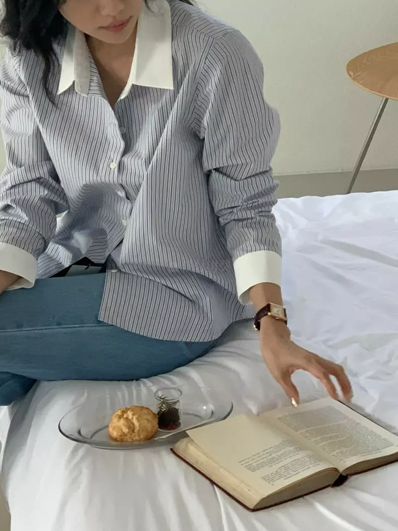 Baking Powder - Korean Women Fashion - #womensfashion - Modern Shirt - 7