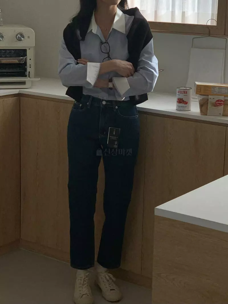 Baking Powder - Korean Women Fashion - #womensfashion - Aqua Jeans - 12