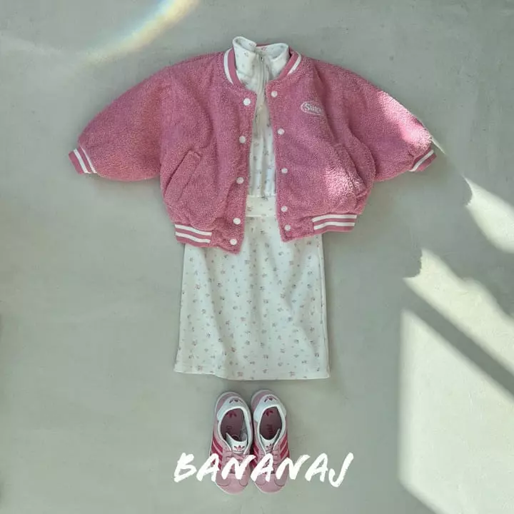 Banana J - Korean Children Fashion - #Kfashion4kids - Flower Waffle Anorak - 6