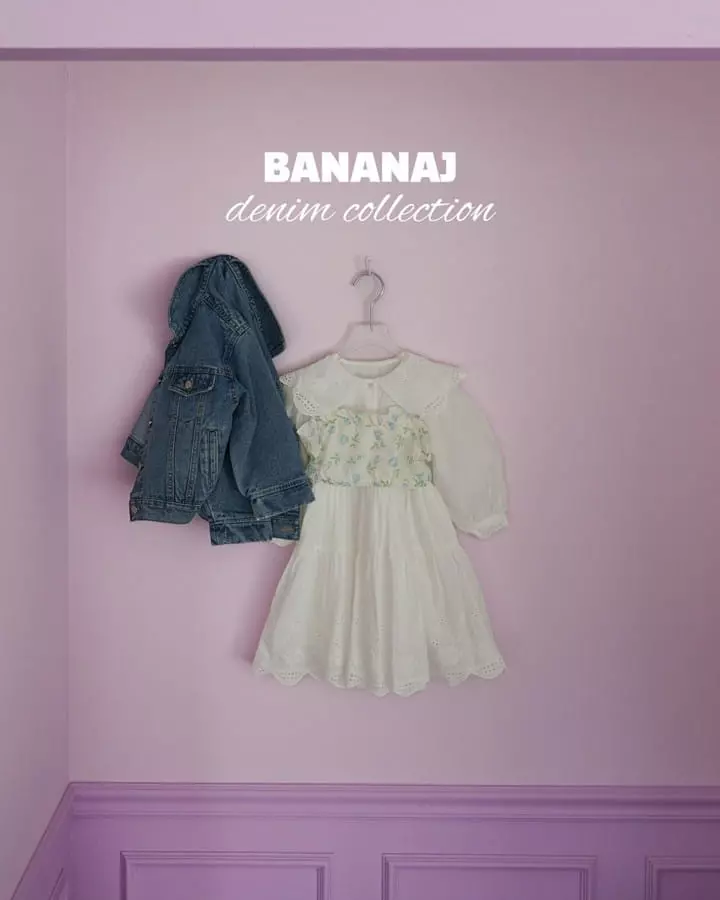 Banana J - Korean Children Fashion - #stylishchildhood - Classic Denim Jacket - 4