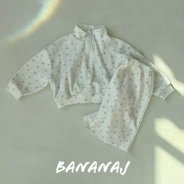 Banana J - Korean Children Fashion - #kidsshorts - Flower Waffle Anorak - 3