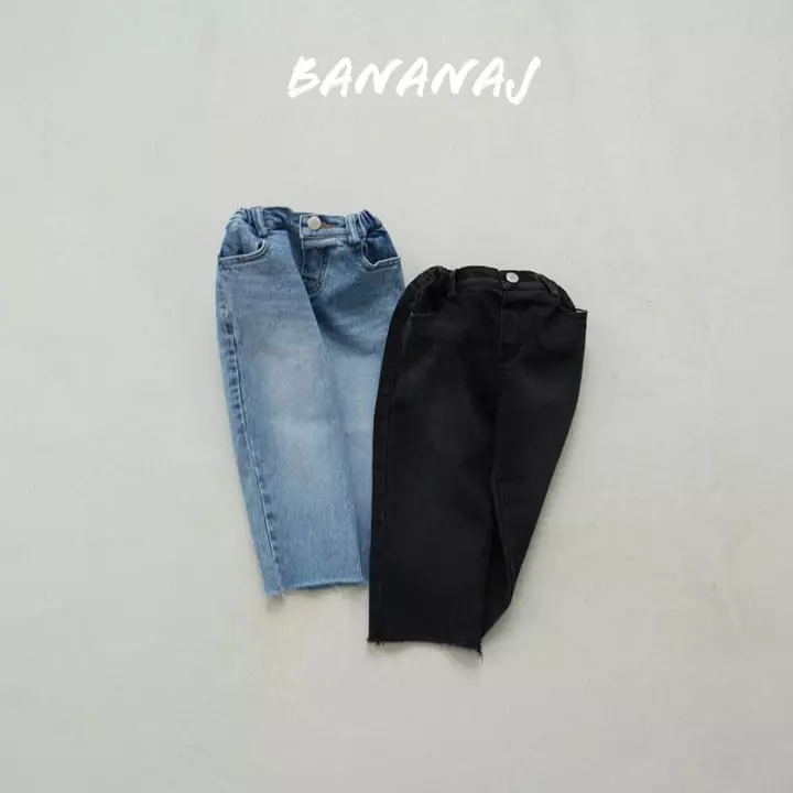 Banana J - Korean Children Fashion - #kidzfashiontrend - Brush Span Jeans