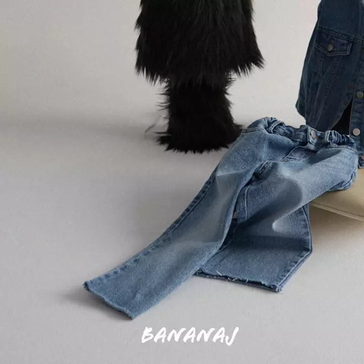 Banana J - Korean Children Fashion - #littlefashionista - Brush Span Jeans - 4
