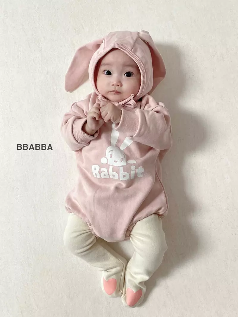 Bbabba - Korean Baby Fashion - #babyboutique - 23 Rabbit Bodysuit with Bonnet - 10