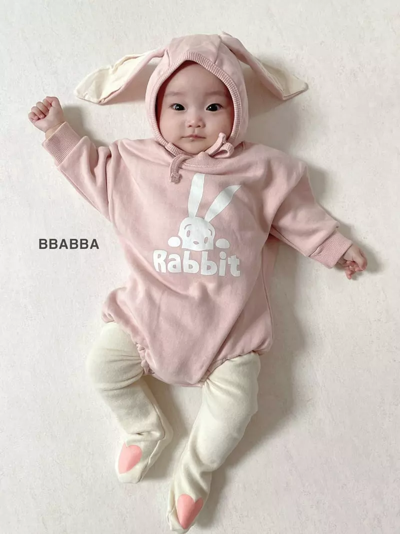 Bbabba - Korean Baby Fashion - #babyboutique - 23 Rabbit Bodysuit with Bonnet - 11