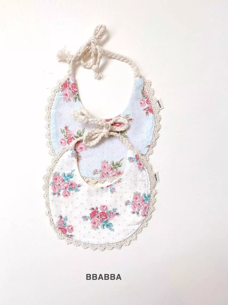 Bbabba - Korean Baby Fashion - #babyoninstagram - Bouquet Flower Bib - 2