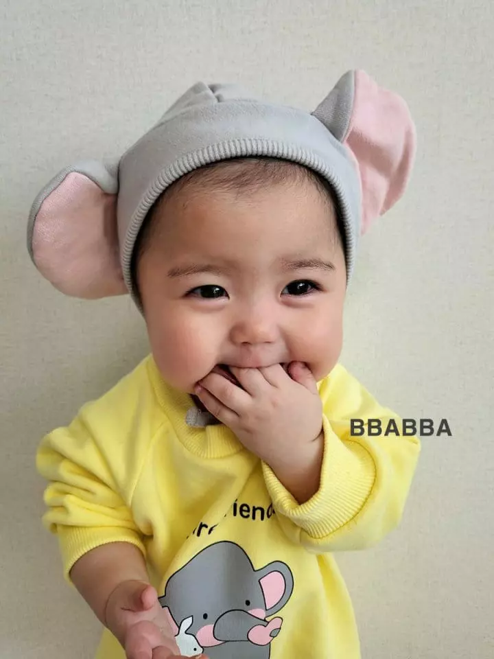 Bbabba - Korean Baby Fashion - #onlinebabyboutique - Heart Elephant Bodysuit - 10
