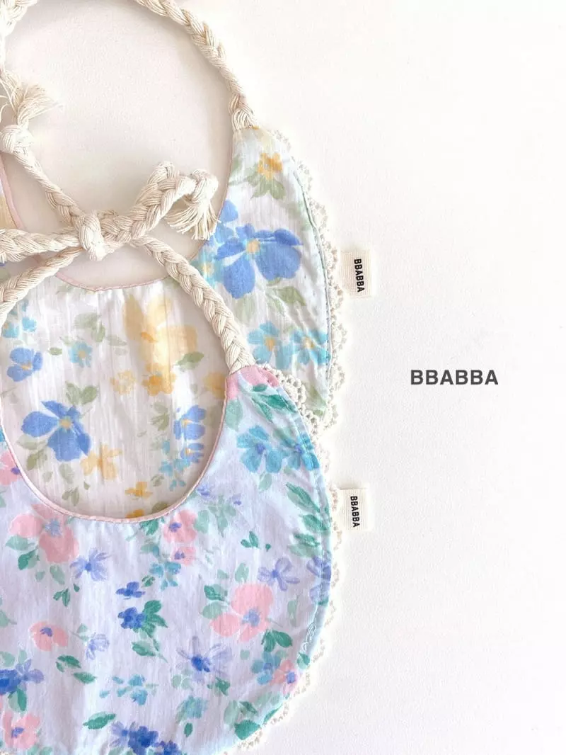 Bbabba - Korean Baby Fashion - #onlinebabyshop - Jelly Flower Bib - 7