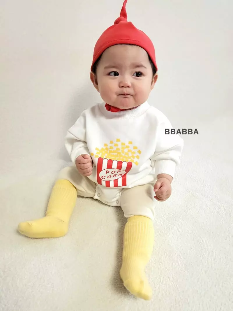 Bbabba - Korean Baby Fashion - #smilingbaby - Popcorn Bodysuit Set - 7