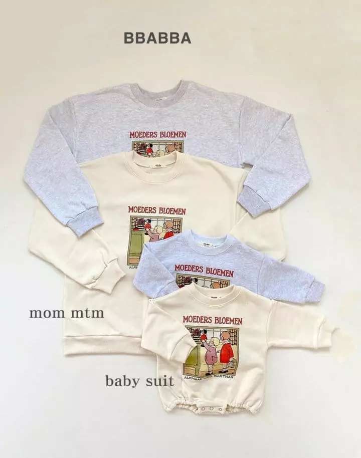 Bbabba - Korean Women Fashion - #momslook - Mom Morden Sweatshirt