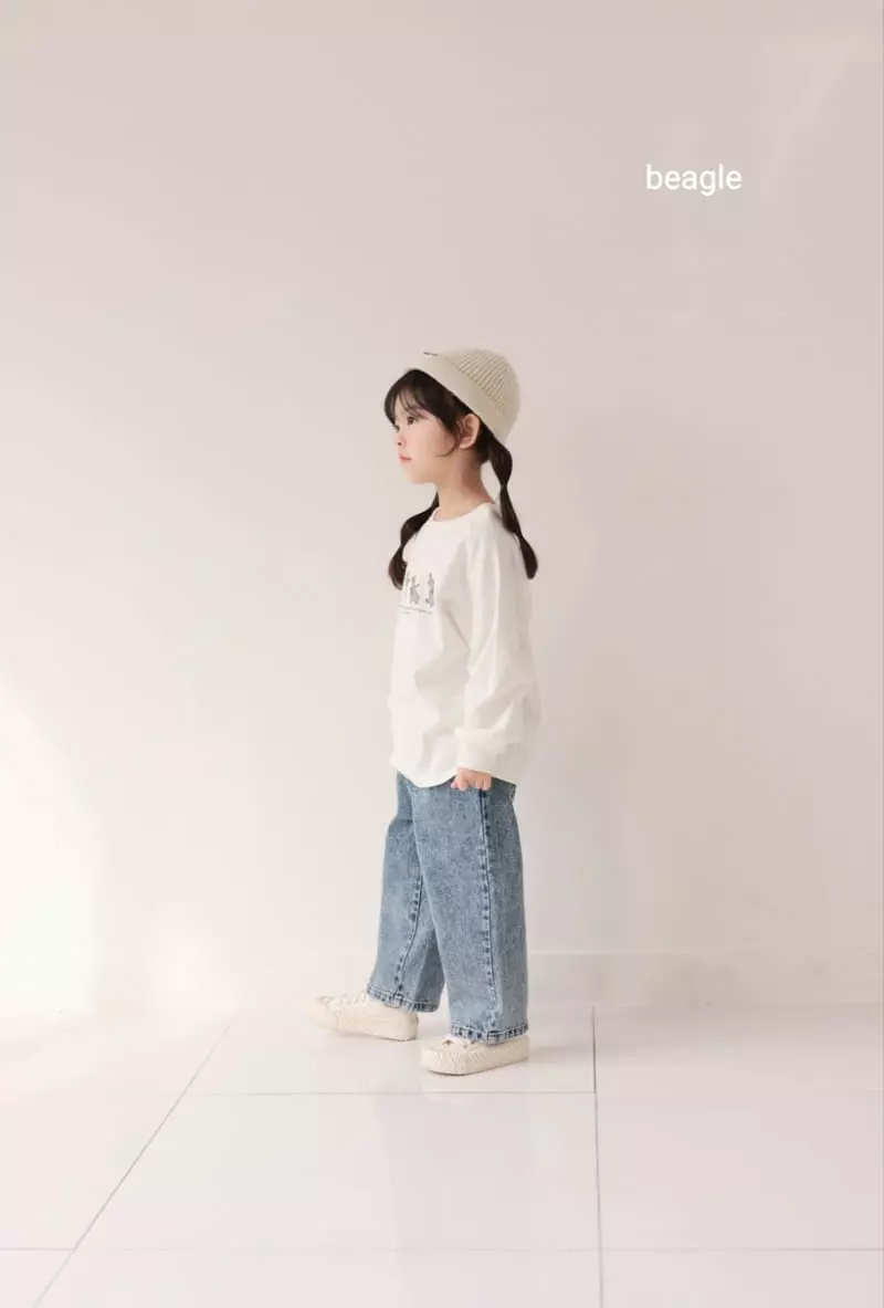 Beagle - Korean Children Fashion - #discoveringself - Tie Bear Tee - 2