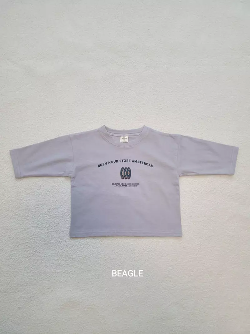 Beagle - Korean Children Fashion - #fashionkids - Record Lettering Tee - 3