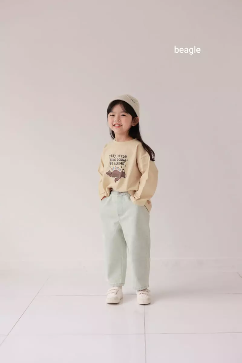Beagle - Korean Children Fashion - #kidsshorts - Music Bear Tee - 2