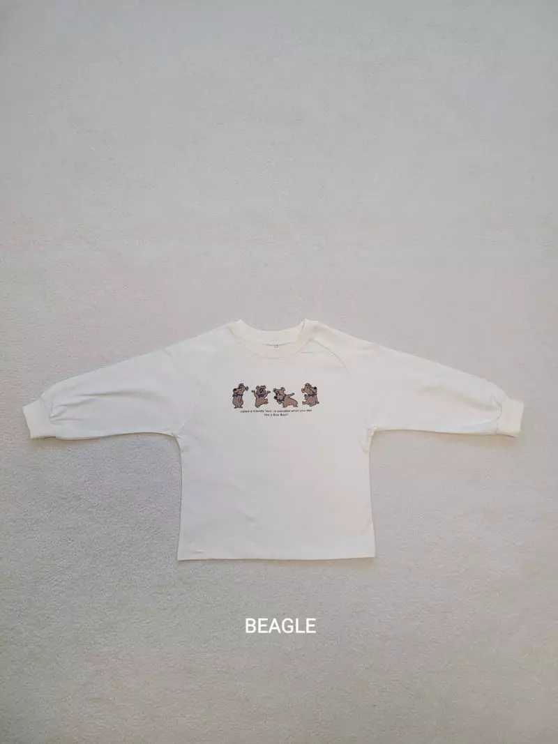 Beagle - Korean Children Fashion - #minifashionista - Tie Bear Tee - 2