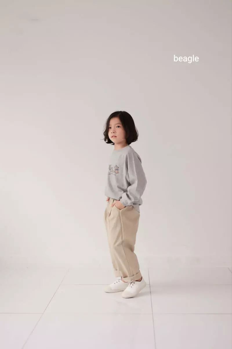 Beagle - Korean Children Fashion - #todddlerfashion - Tie Bear Tee - 12