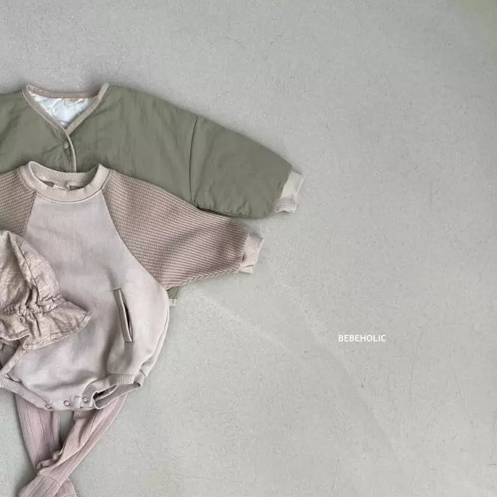 Bebe Holic - Korean Baby Fashion - #babyfashion - Waffle Pocket Bodysuit - 3