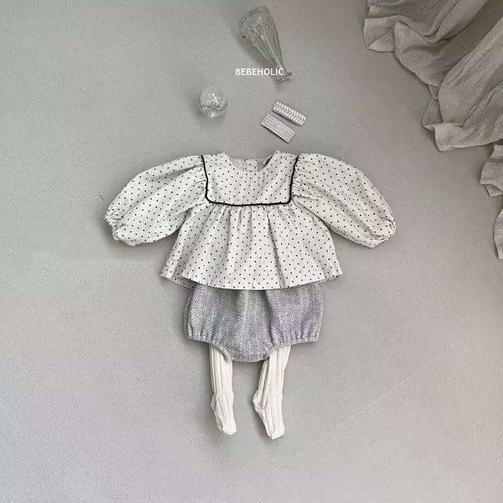 Bebe Holic - Korean Baby Fashion - #babyfashion - Dot Blouse - 3