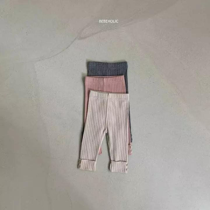 Bebe Holic - Korean Baby Fashion - #babyfever - Rib Leggings - 6