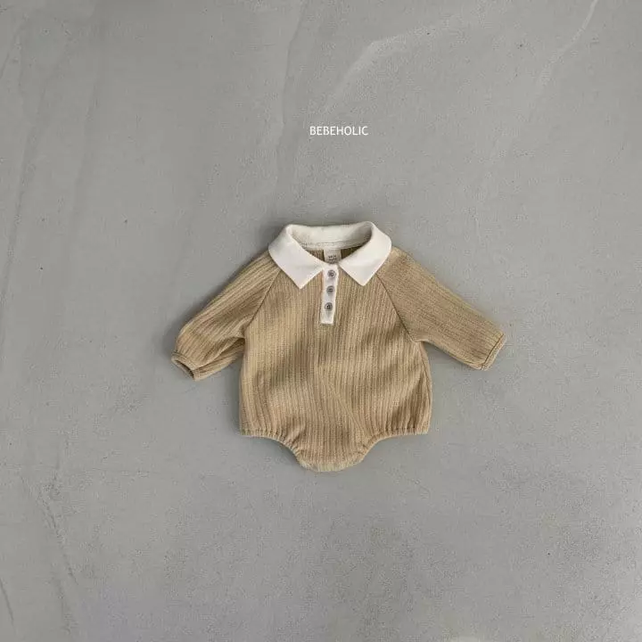 Bebe Holic - Korean Baby Fashion - #babyfever - Collar Danjjak Bodysuit - 10
