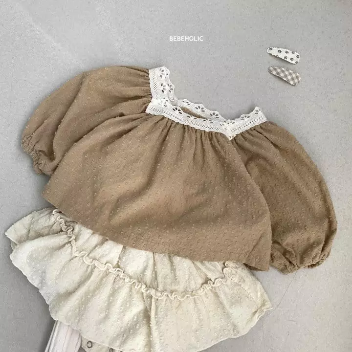 Bebe Holic - Korean Baby Fashion - #babyfever - Butter Blouse - 3