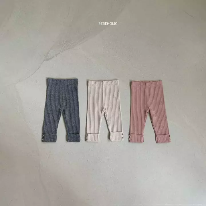 Bebe Holic - Korean Baby Fashion - #babygirlfashion - Rib Leggings - 7