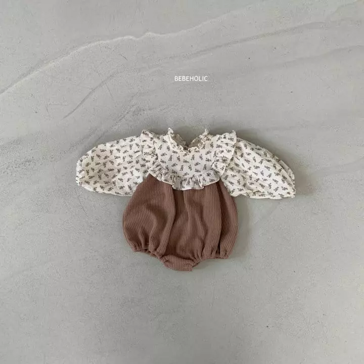 Bebe Holic - Korean Baby Fashion - #babygirlfashion - Flower Bodysuit - 11