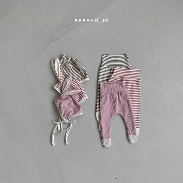 Bebe Holic - Korean Baby Fashion - #babylifestyle - Animal Pants Bonnet Set - 8
