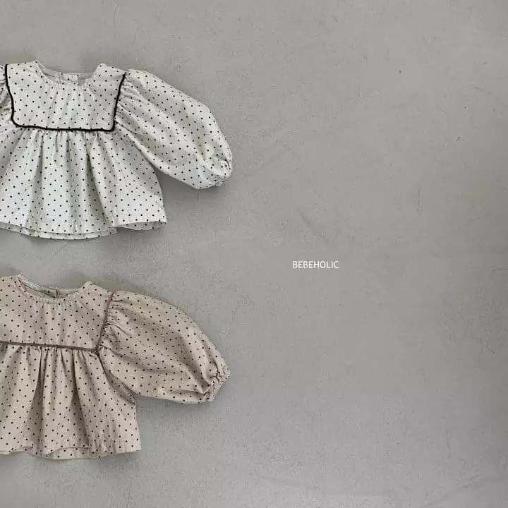 Bebe Holic - Korean Baby Fashion - #babyoninstagram - Dot Blouse - 7