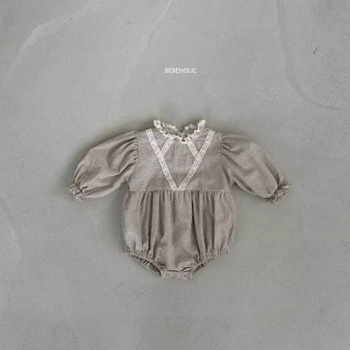 Bebe Holic - Korean Baby Fashion - #babyoninstagram - Roa Check Bodysuit - 11