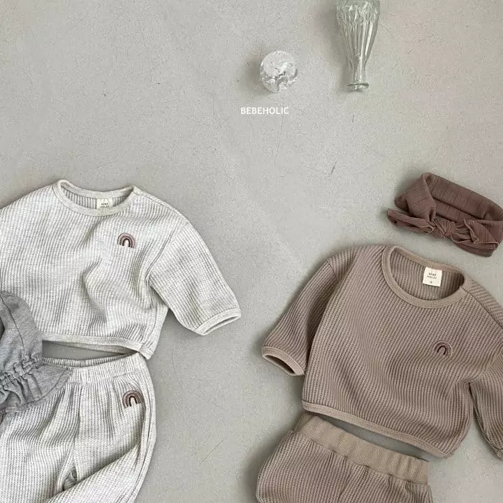Bebe Holic - Korean Baby Fashion - #babyoninstagram - Rainbow Piping Tee - 3
